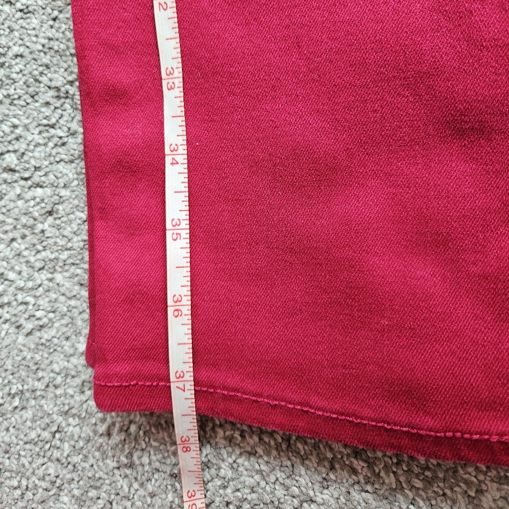 Gap skinny mid rise crop legging jeans, 38", pink - Picture 9 of 10